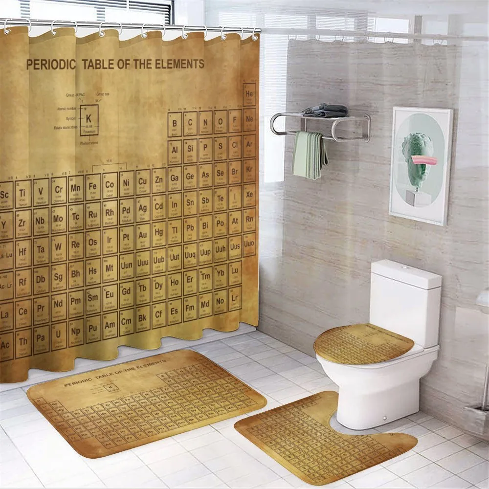 Vintage Chemistry Table — 4-Piece Bathroom Set preview
